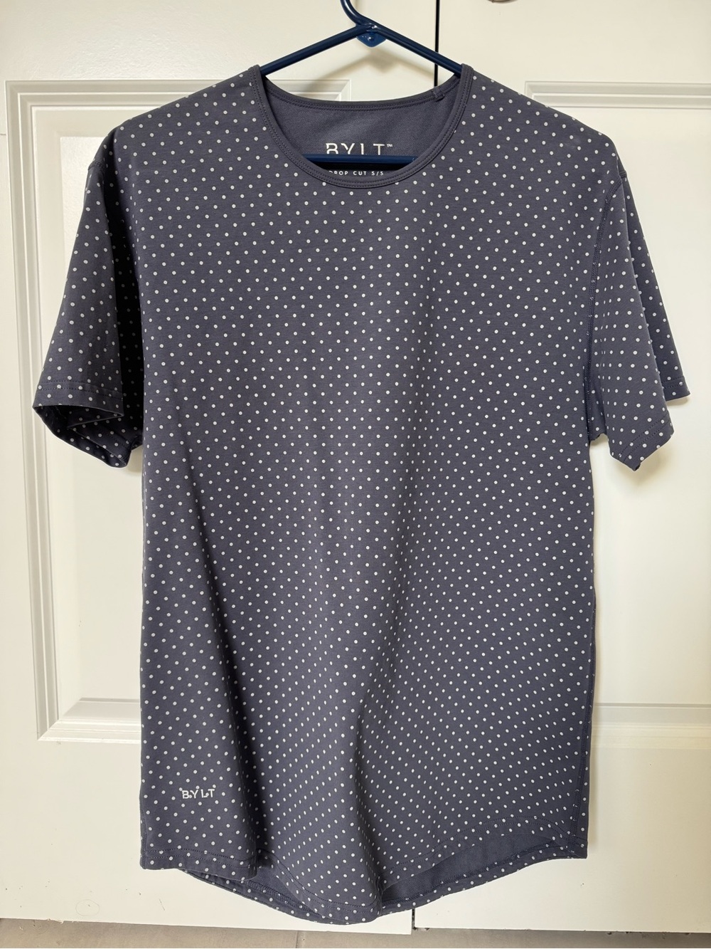 Bylt Men’s Navy Polka Dot Crew Neck T-Shirt Size Medium -*Worn Once!*